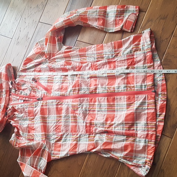 Columbia Omni-Shield Women's Check Plaid Pattern Light Jacket Size M - Picture 12 of 16